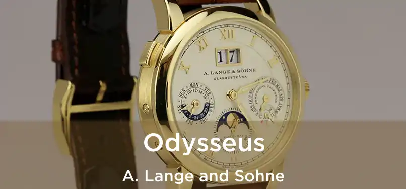  Odysseus A. Lange and Sohne